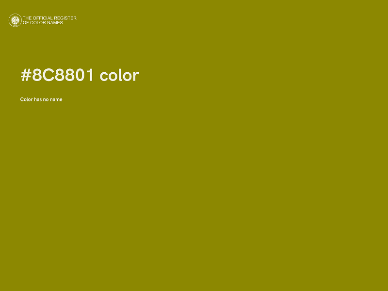 #8C8801 color image