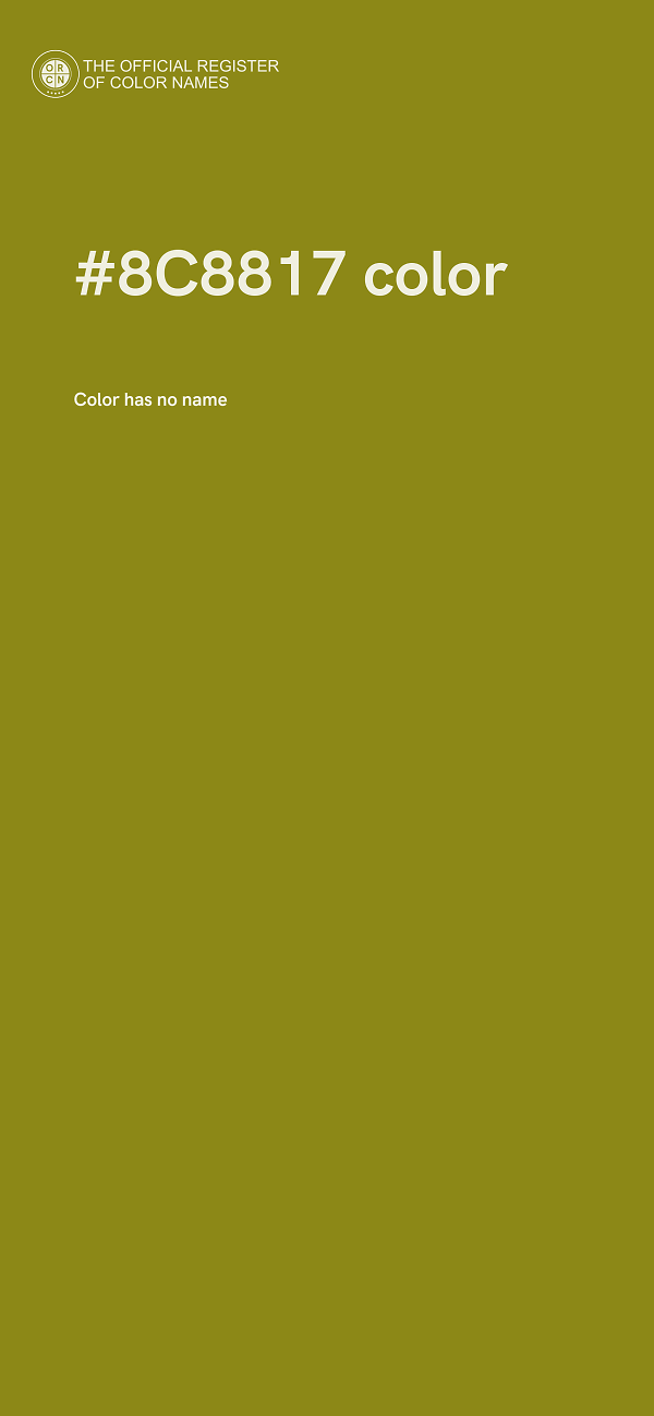 #8C8817 color image