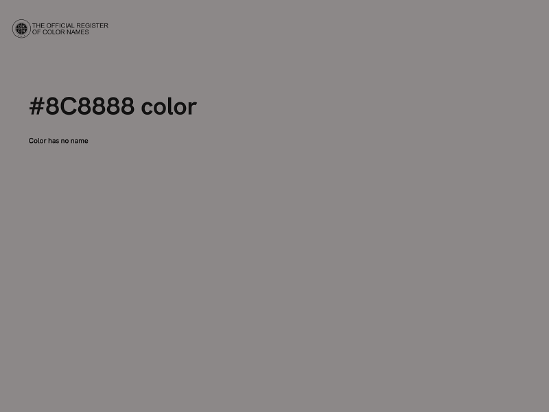 #8C8888 color image