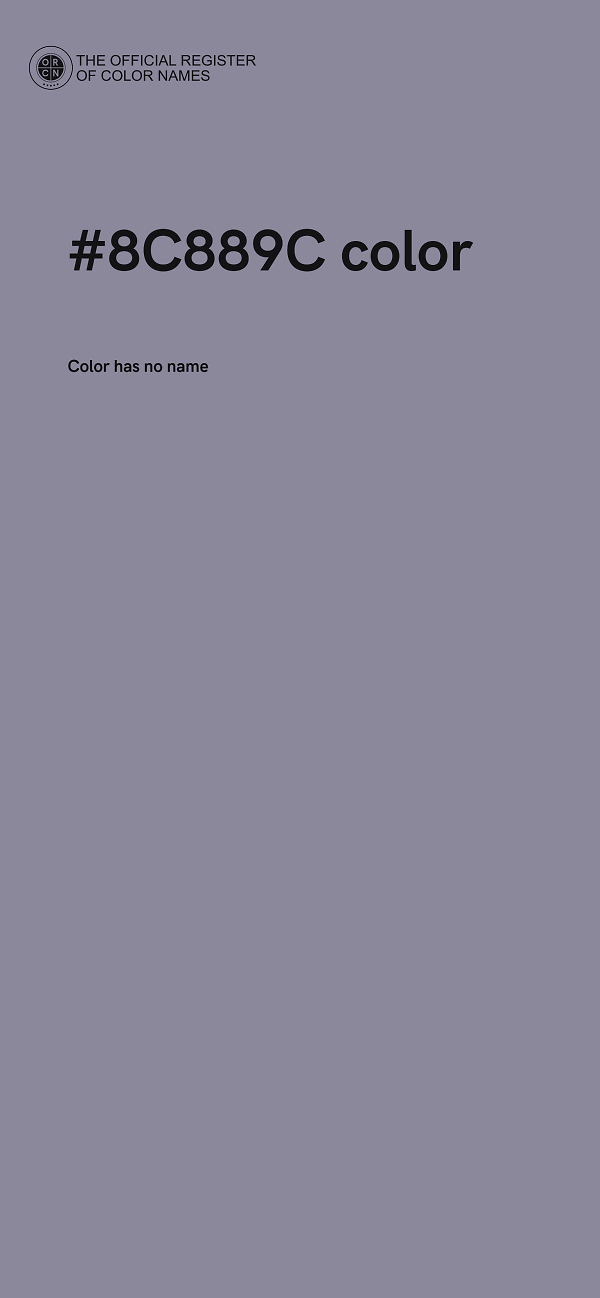 #8C889C color image