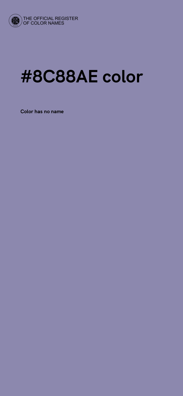 #8C88AE color image