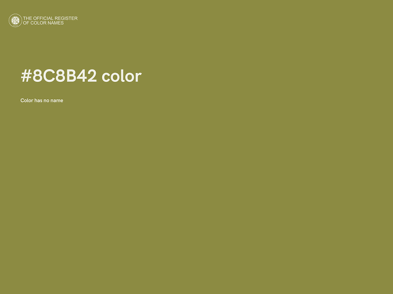 #8C8B42 color image