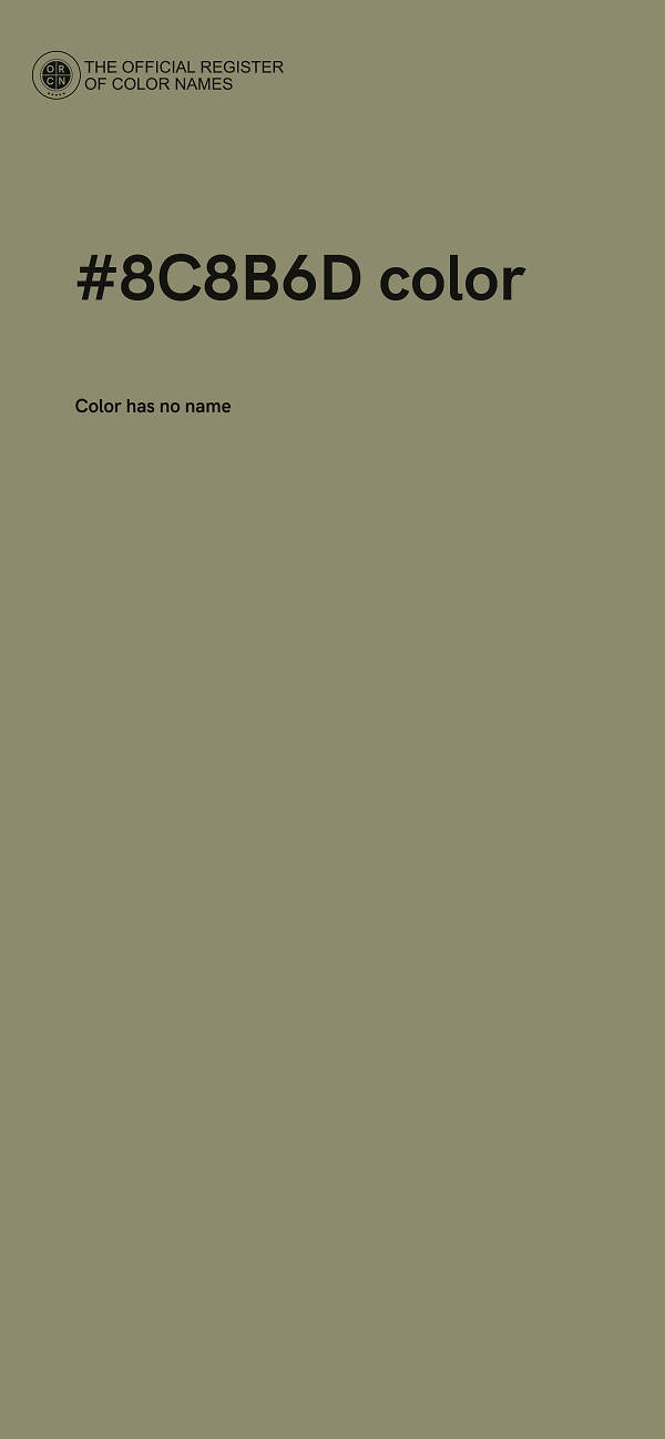 #8C8B6D color image