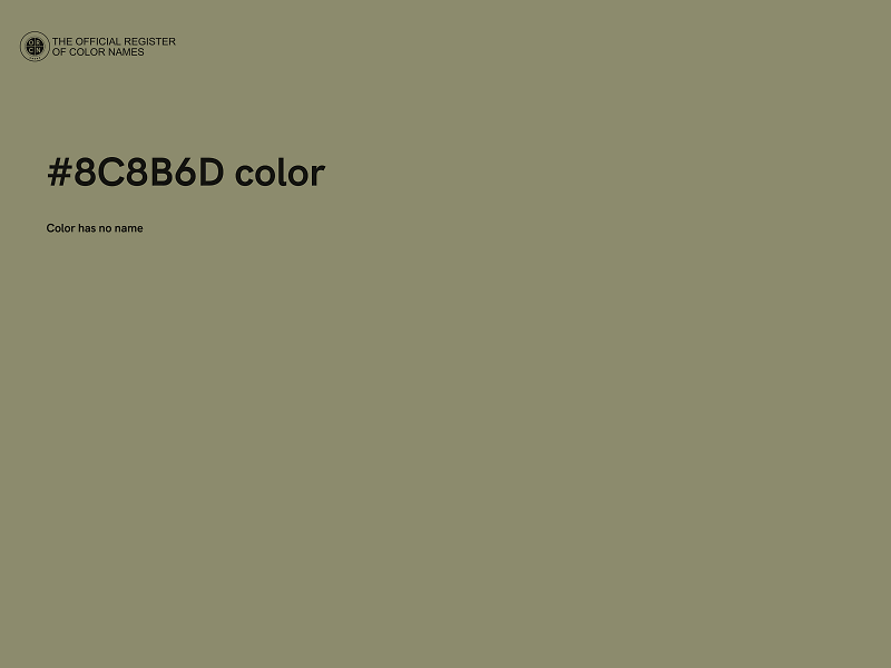 #8C8B6D color image
