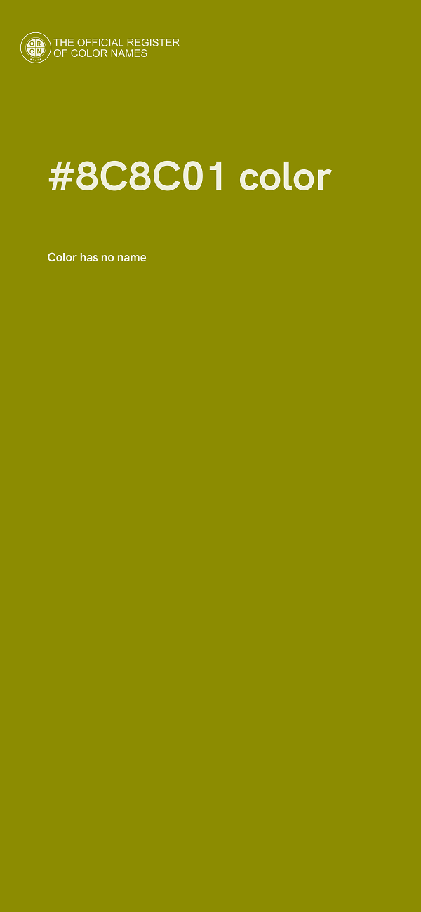 #8C8C01 color image