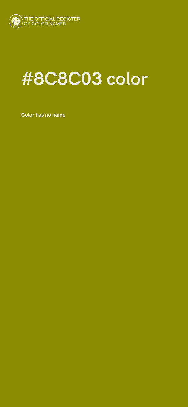 #8C8C03 color image