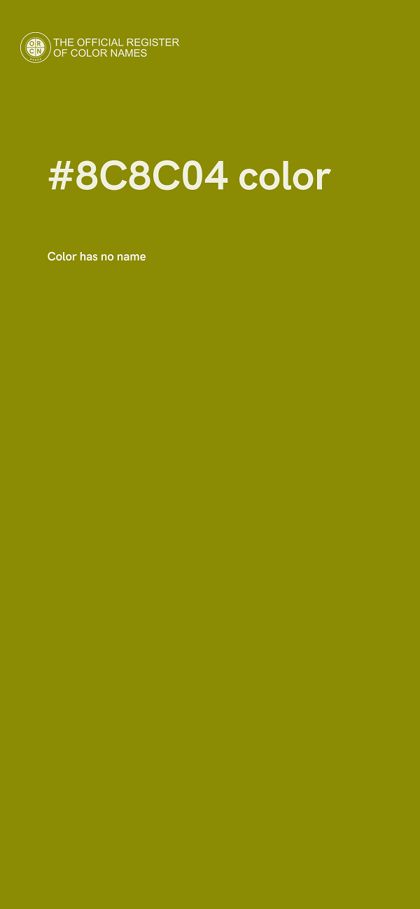 #8C8C04 color image