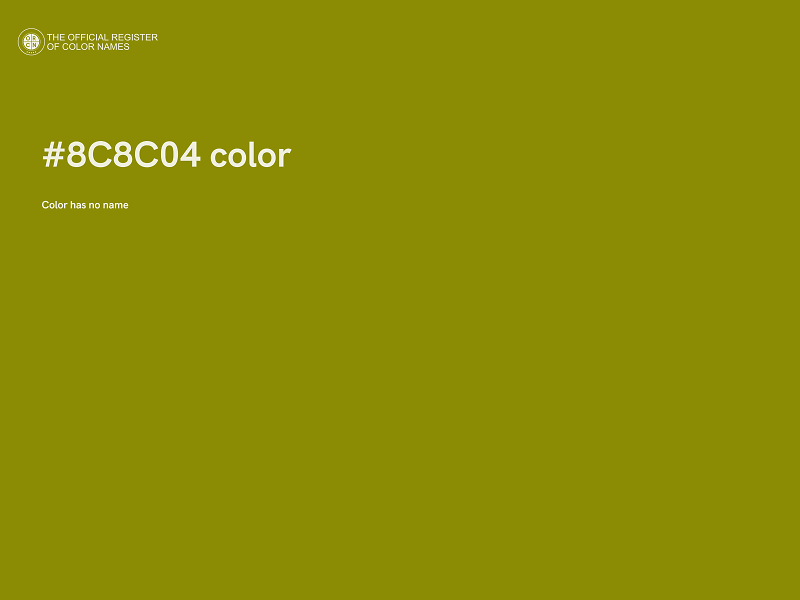 #8C8C04 color image