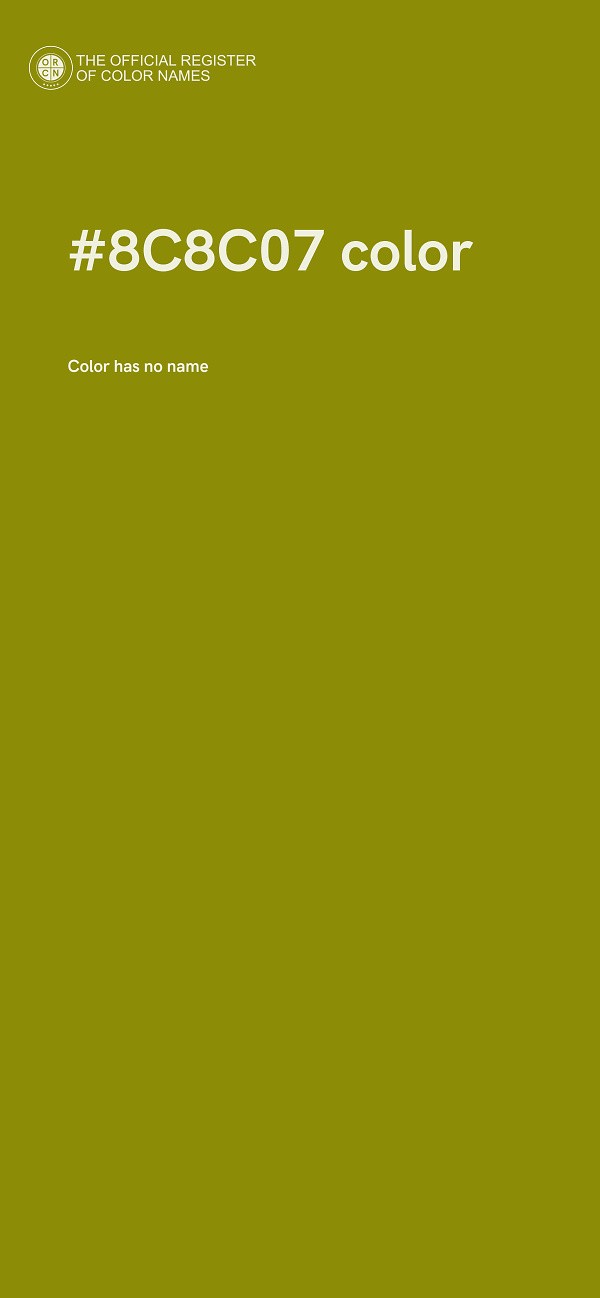 #8C8C07 color image