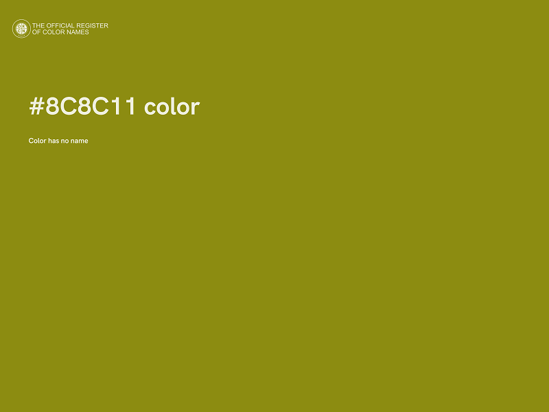 #8C8C11 color image