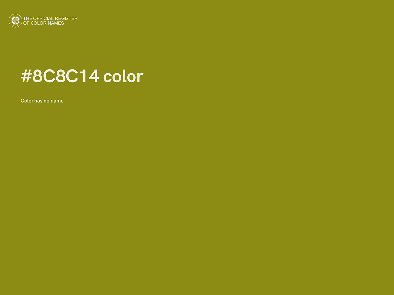 #8C8C14 color image