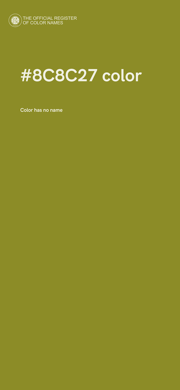 #8C8C27 color image