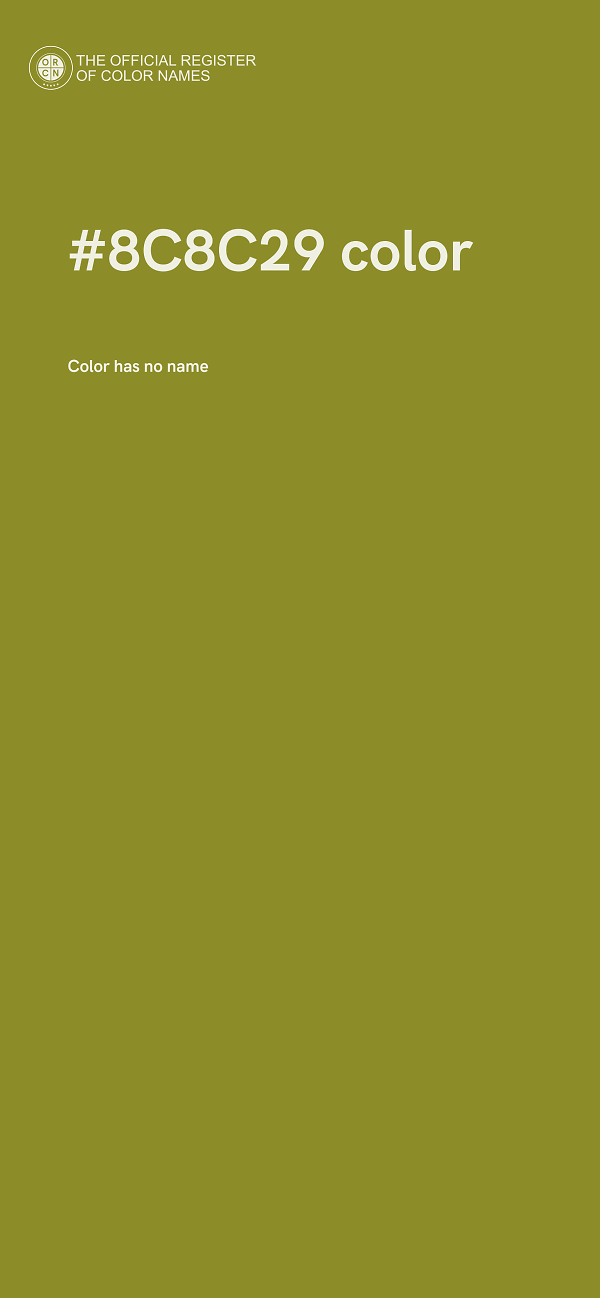 #8C8C29 color image