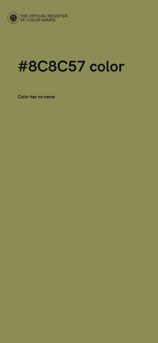 #8C8C57 color image