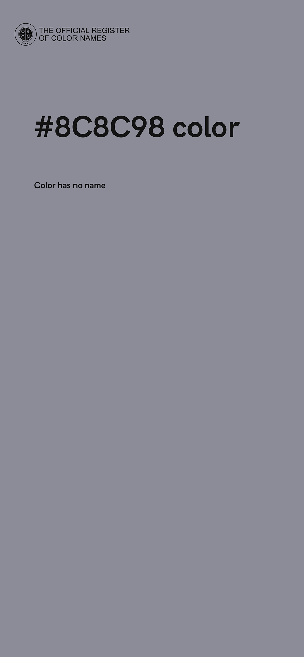 #8C8C98 color image