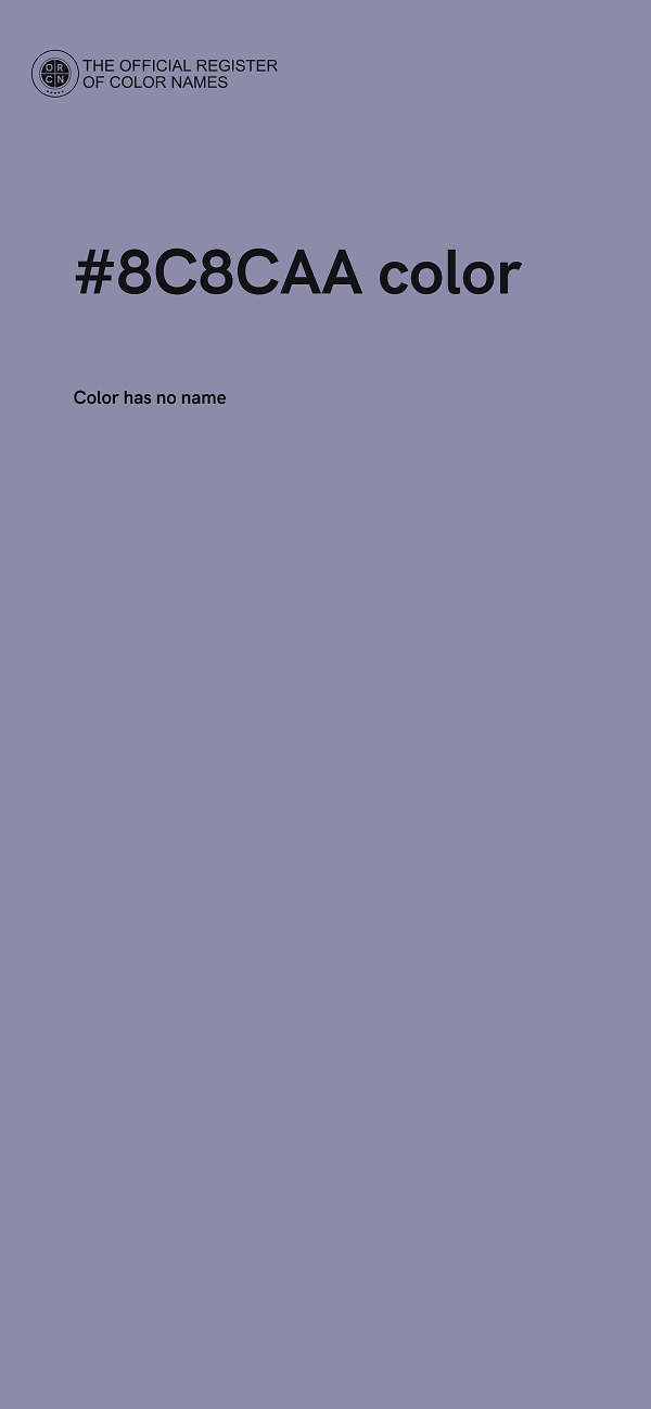#8C8CAA color image