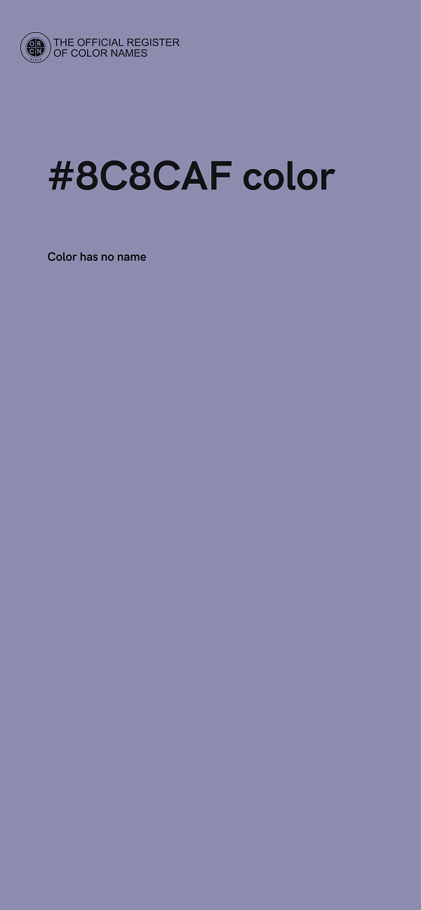 #8C8CAF color image