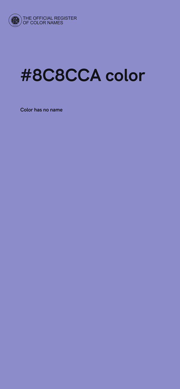 #8C8CCA color image