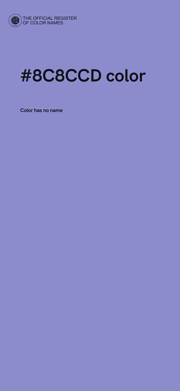 #8C8CCD color image
