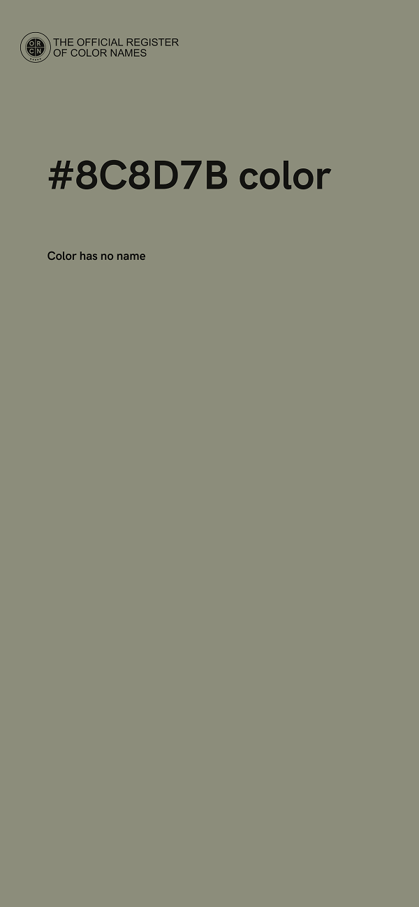 #8C8D7B color image