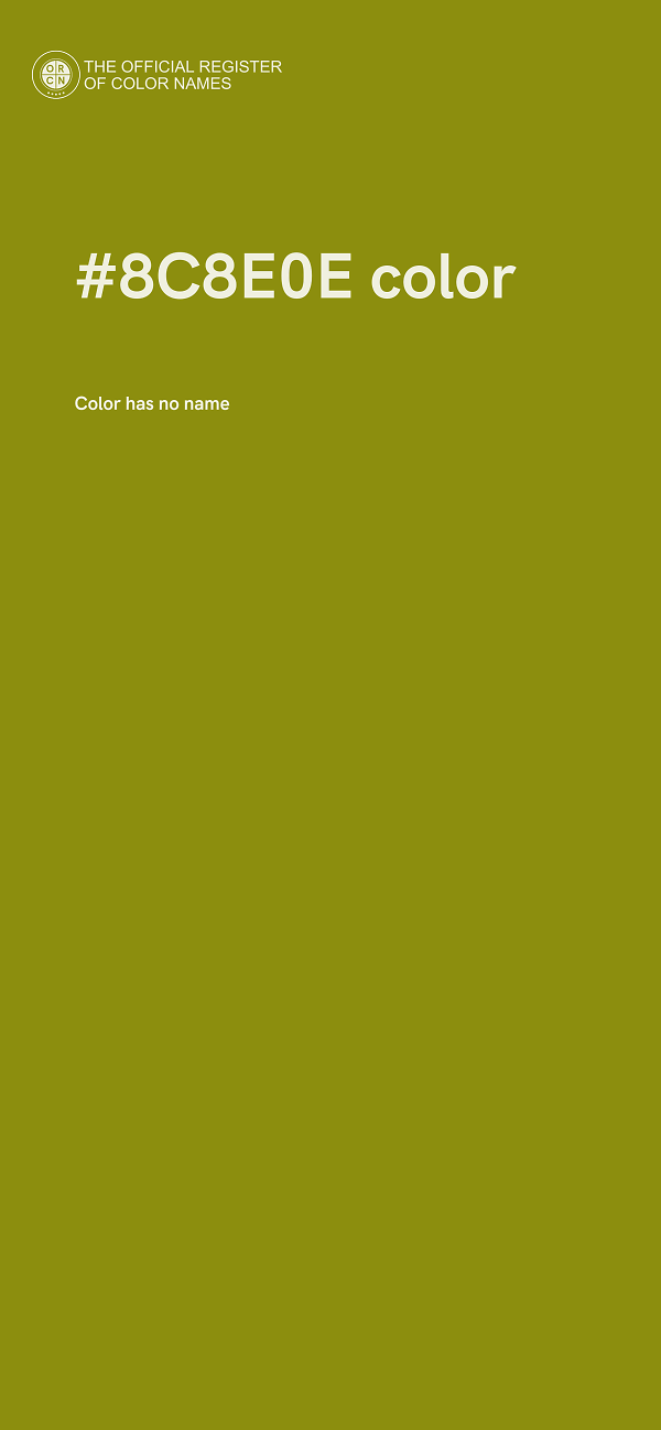 #8C8E0E color image