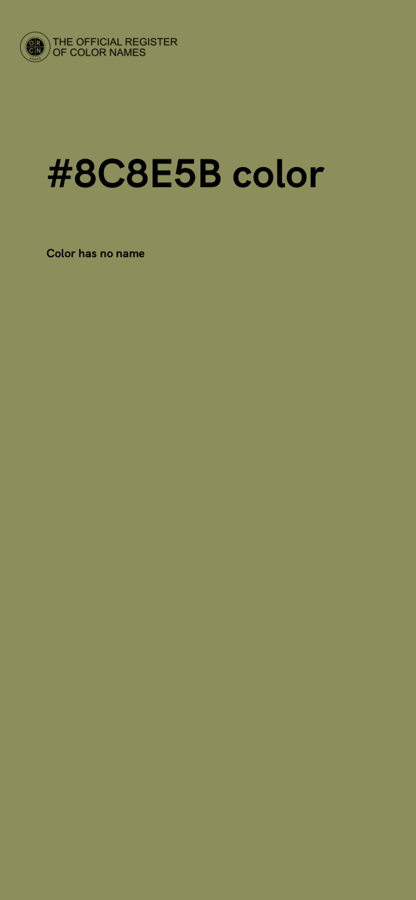 #8C8E5B color image