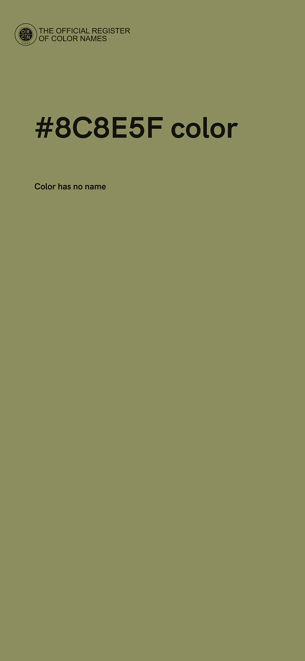 #8C8E5F color image