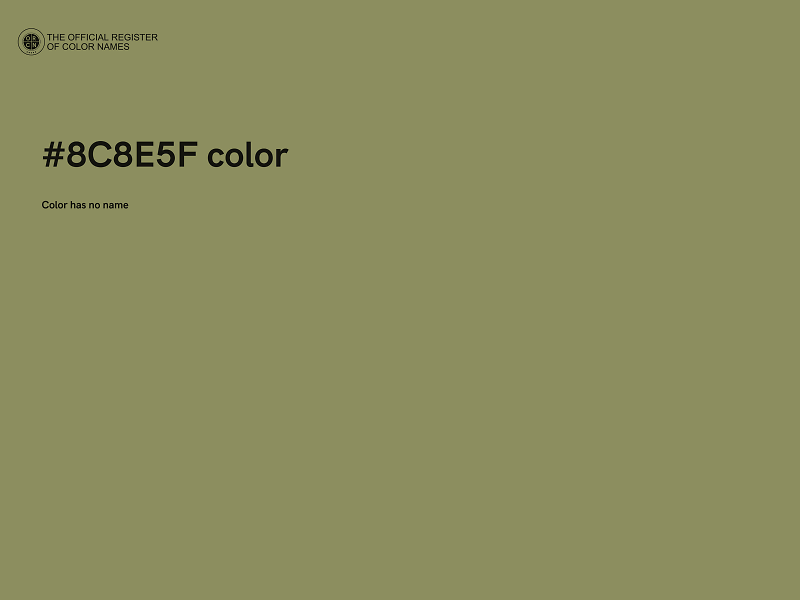 #8C8E5F color image