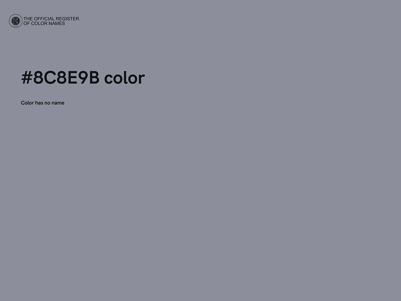 #8C8E9B color image