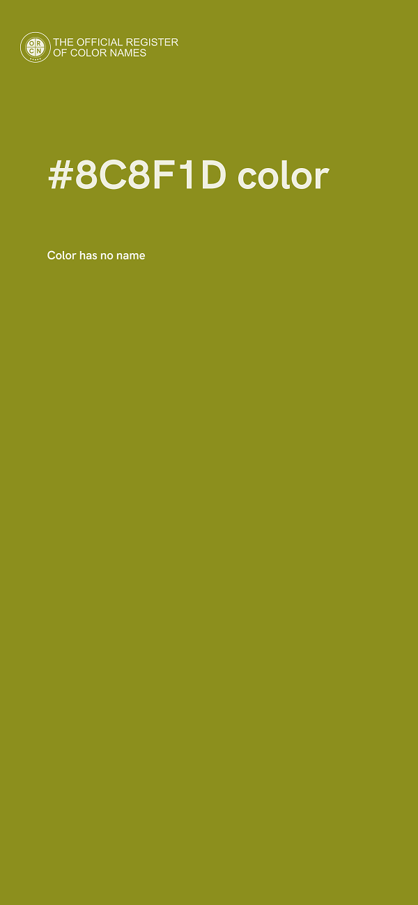 #8C8F1D color image