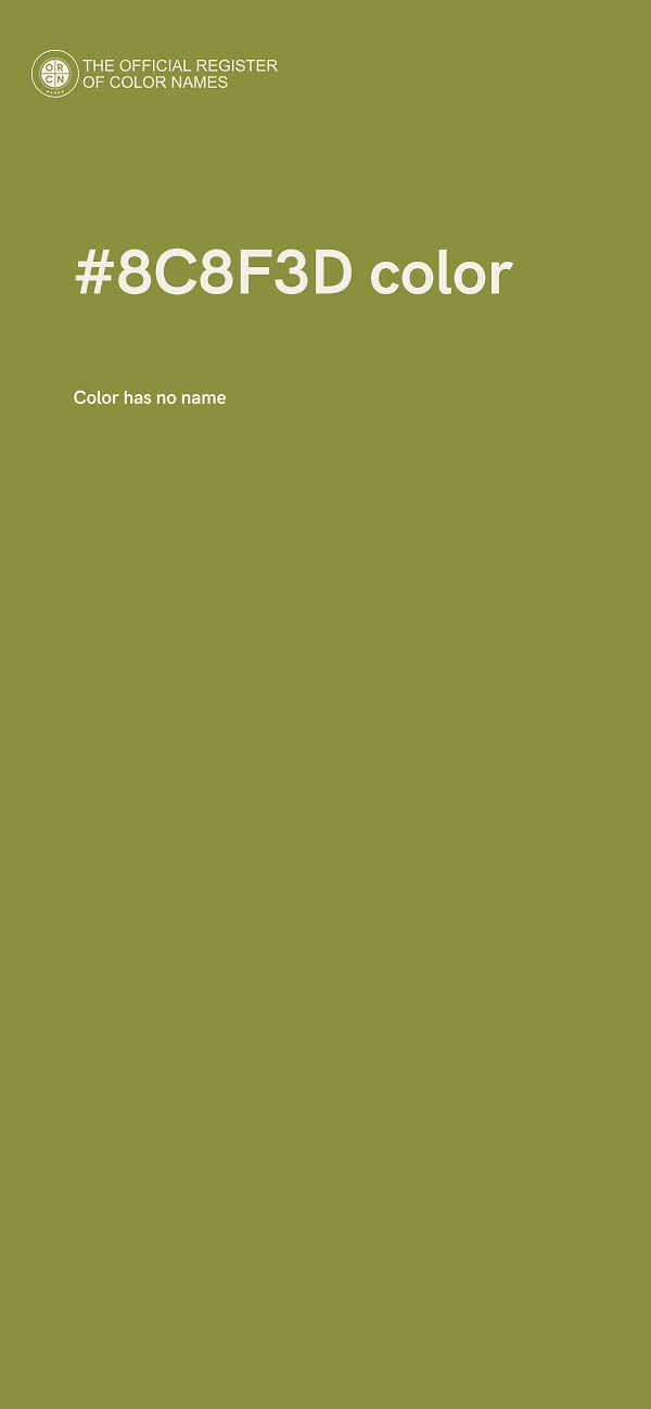 #8C8F3D color image