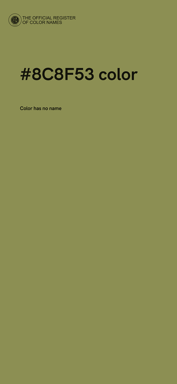 #8C8F53 color image