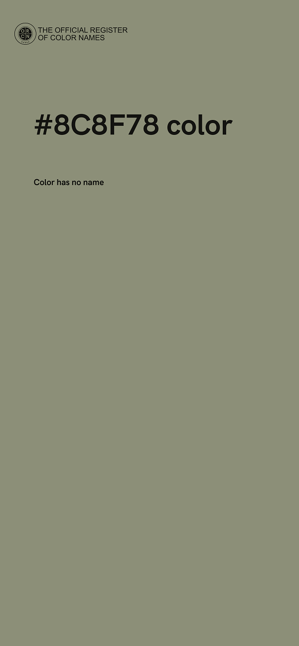 #8C8F78 color image