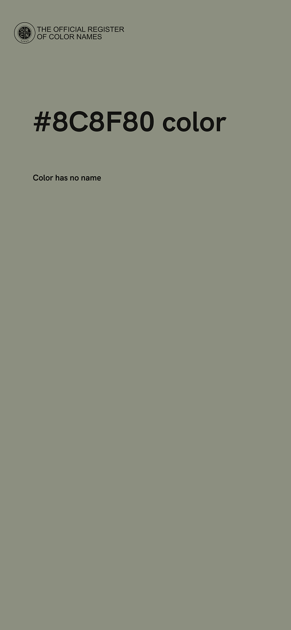 #8C8F80 color image
