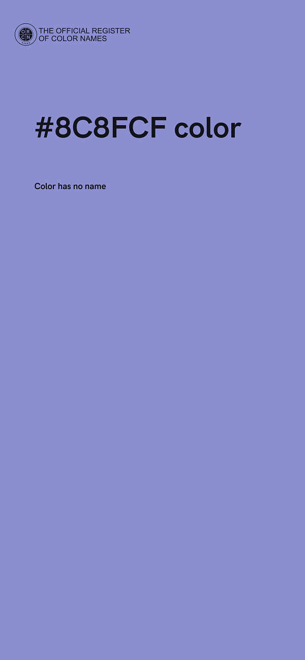 #8C8FCF color image