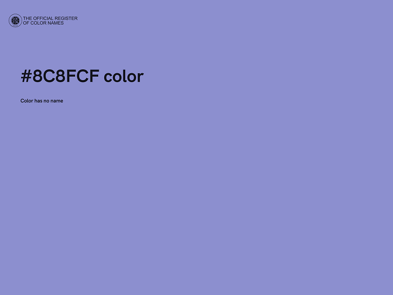 #8C8FCF color image