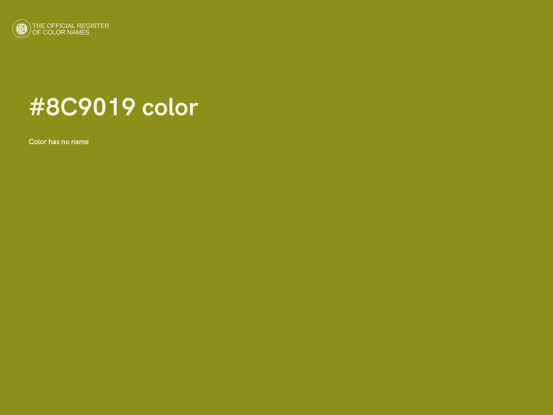 #8C9019 color image