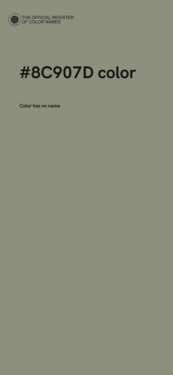 #8C907D color image