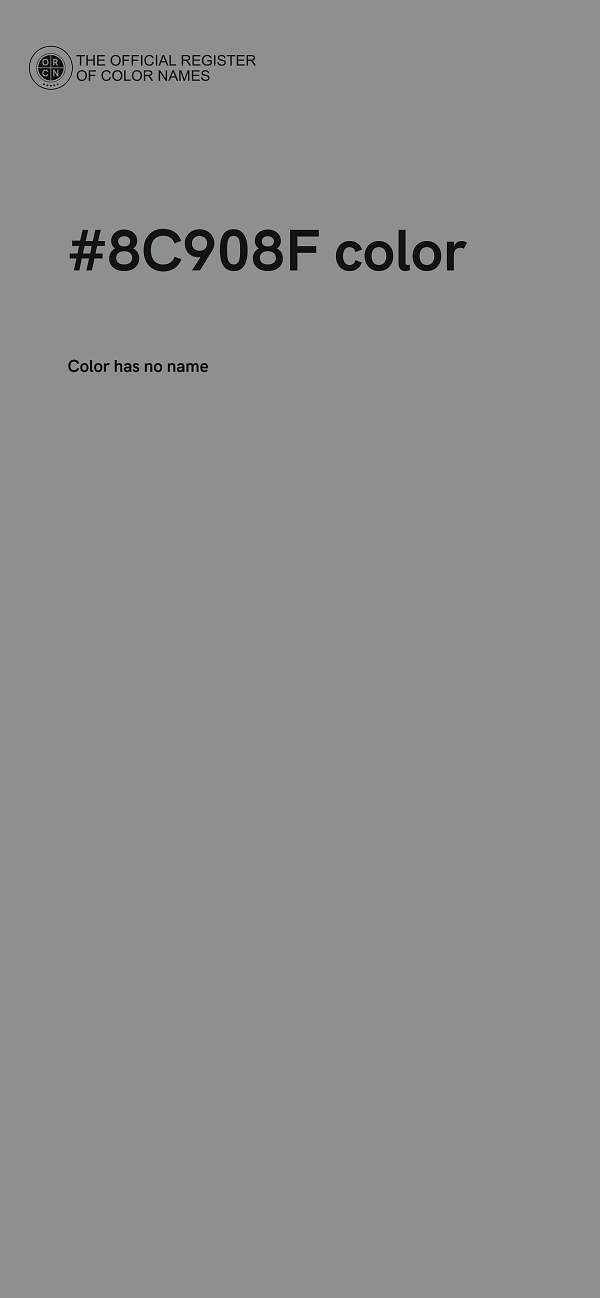 #8C908F color image