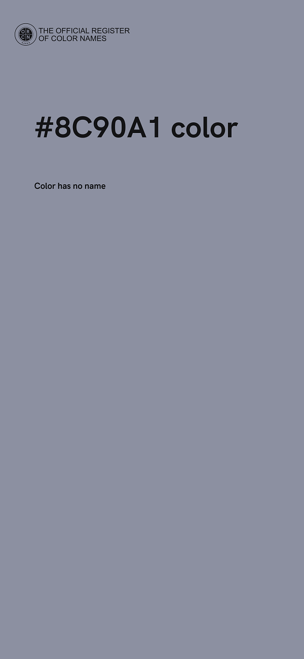 #8C90A1 color image