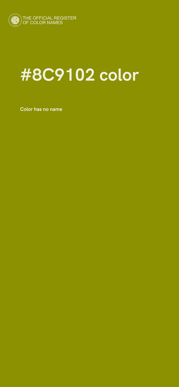 #8C9102 color image
