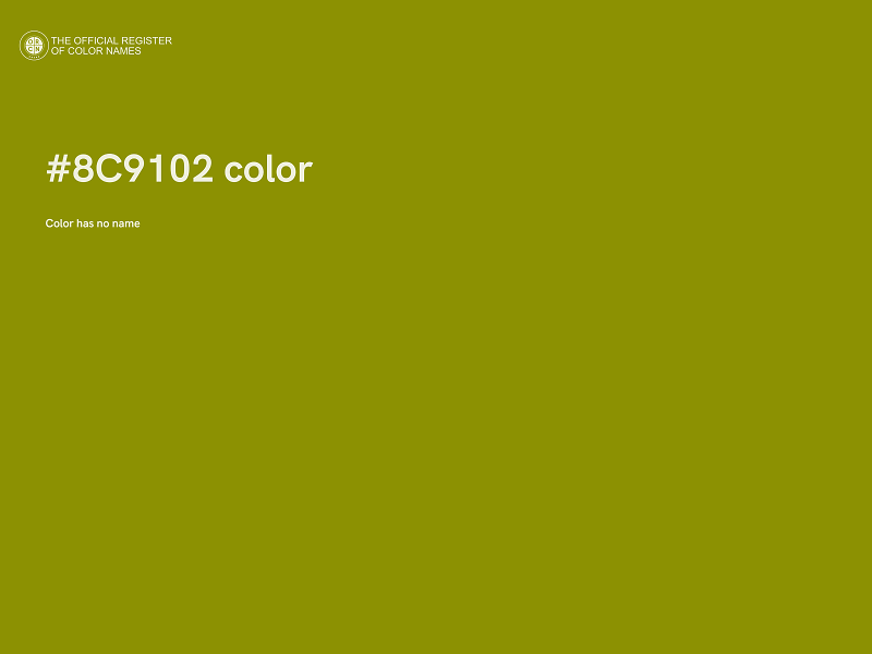#8C9102 color image