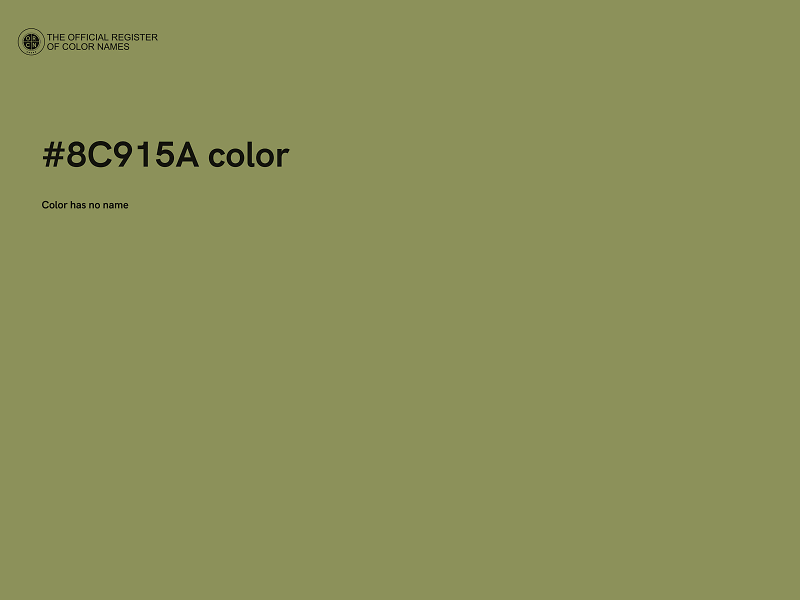 #8C915A color image