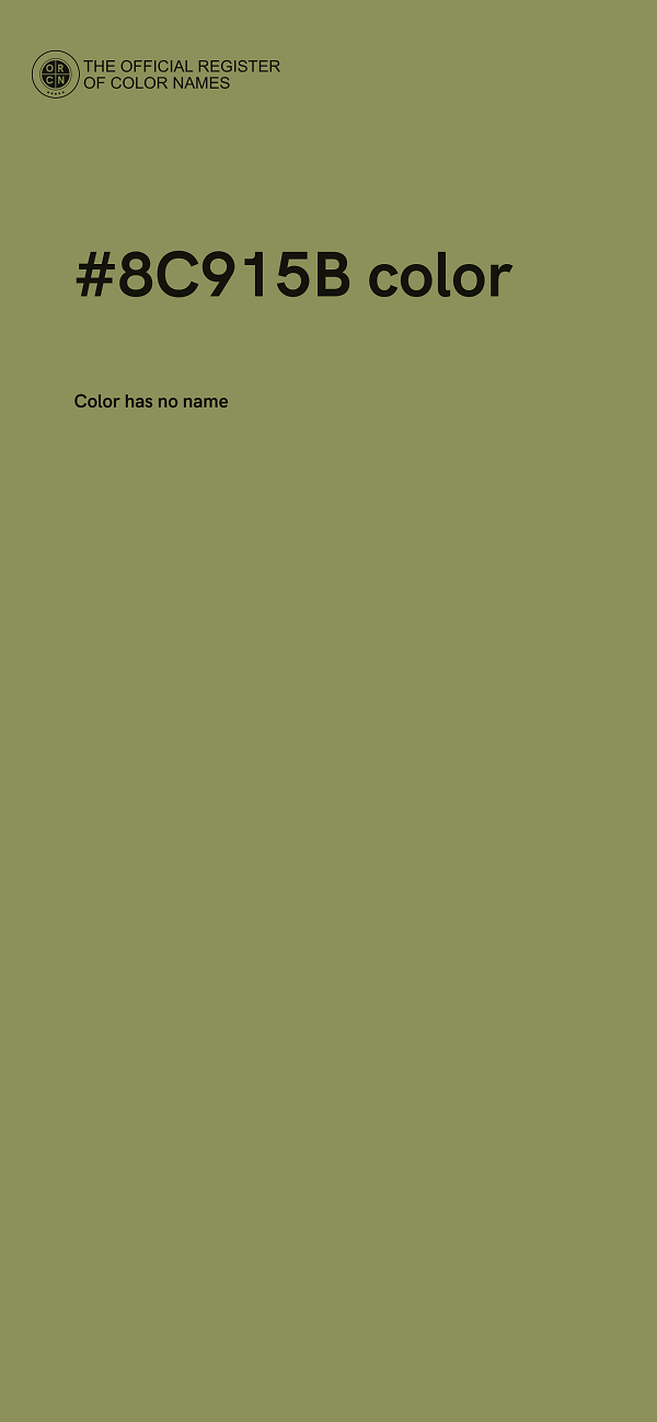 #8C915B color image