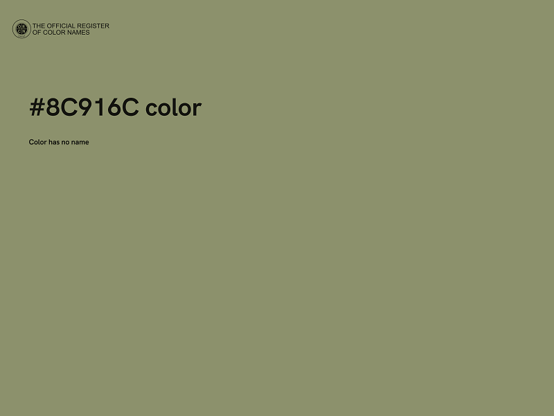 #8C916C color image