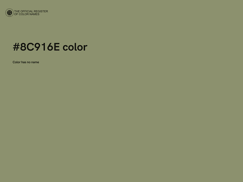 #8C916E color image