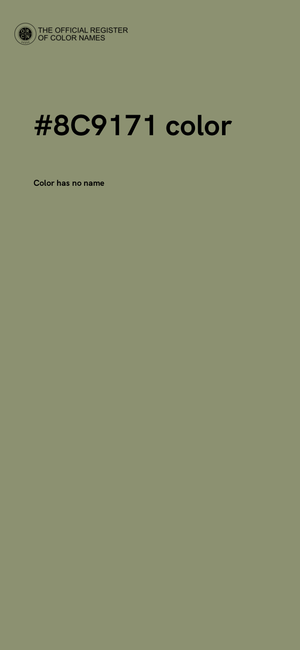 #8C9171 color image