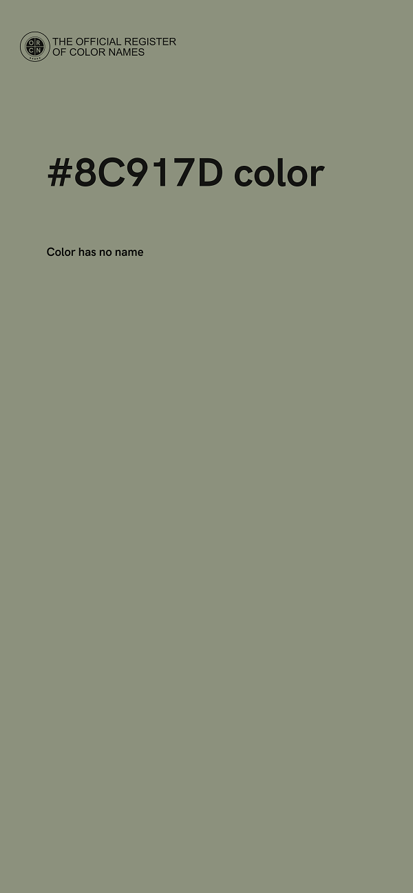 #8C917D color image
