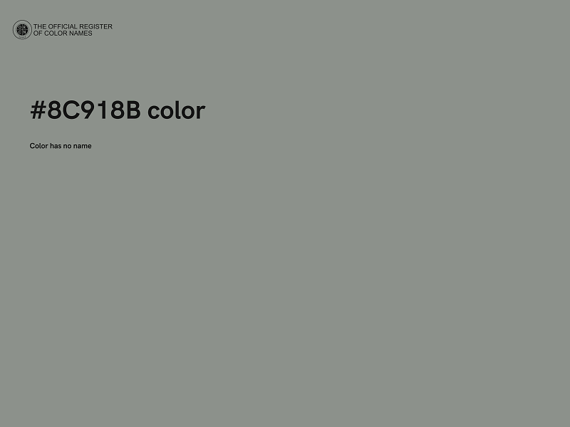 #8C918B color image