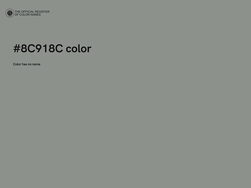 #8C918C color image